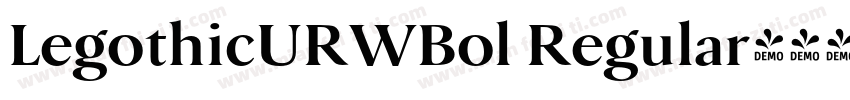 LegothicURWBol Regular字体转换